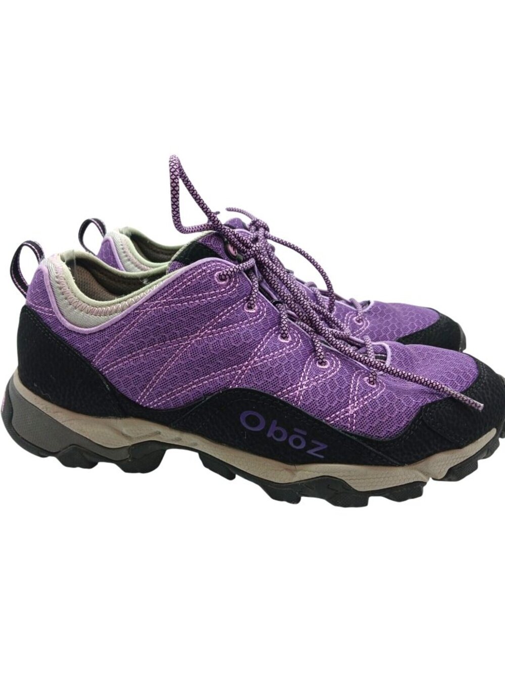 Oboz Womens Pika Hiking Shoe Purple Size USA 10.5 Walking Trails Gorpcore - Picture 3 of 16